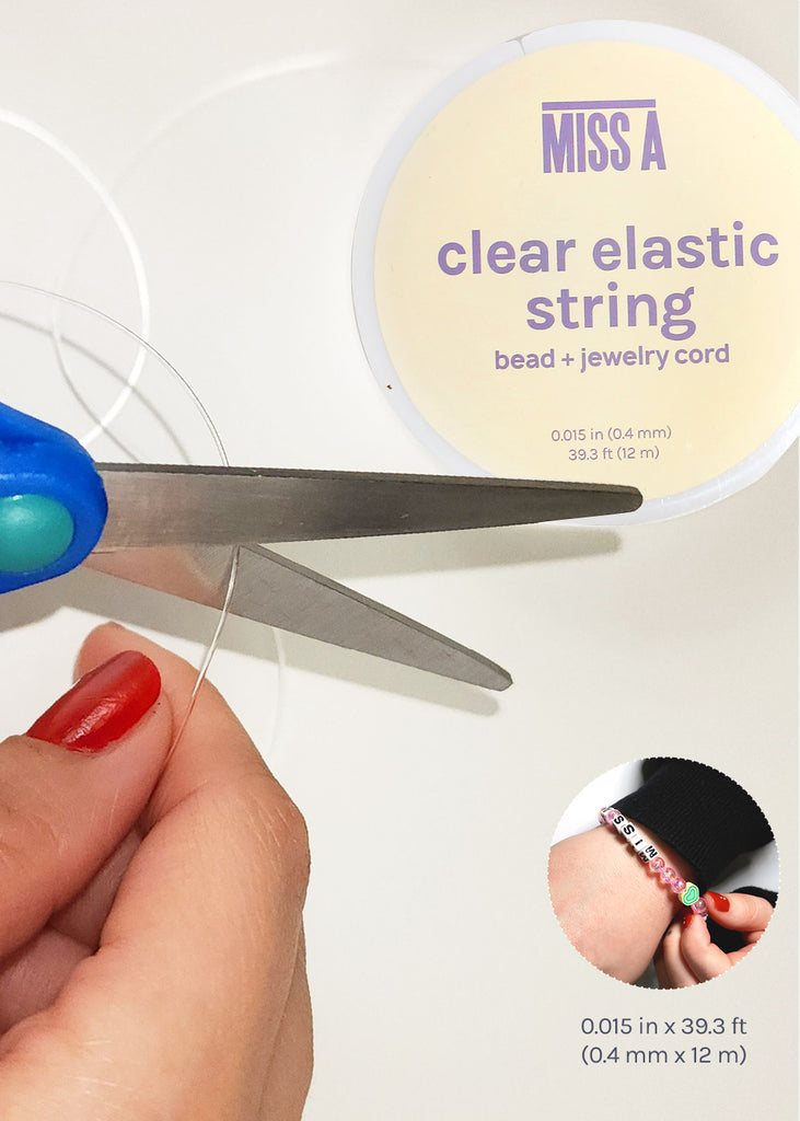 Miss A Clear Elastic String
