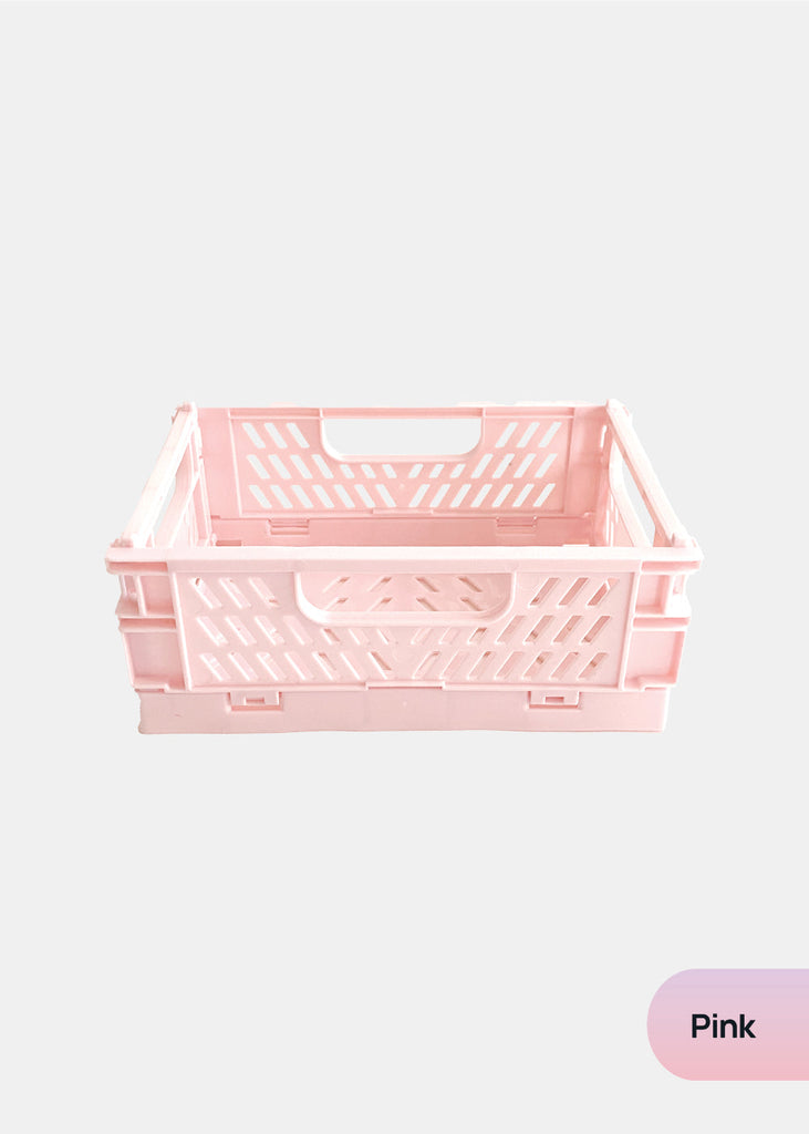 Collapsible Folding Crates- Small Pink LIFE - Shop Miss A