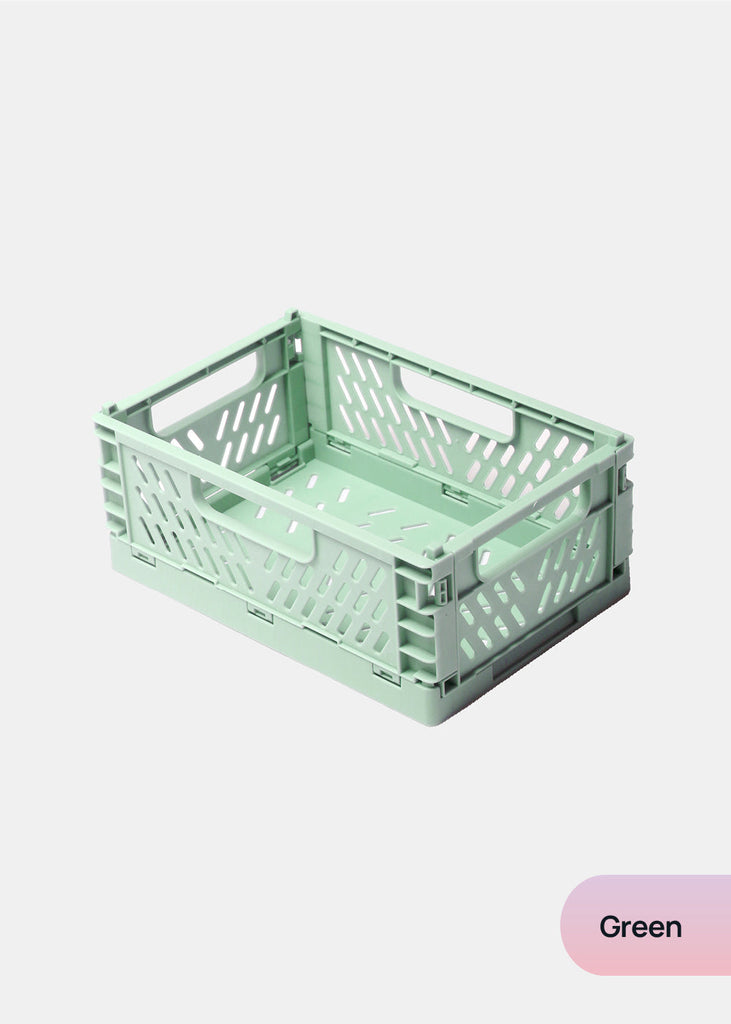 Collapsible Folding Crates- Small Green LIFE - Shop Miss A