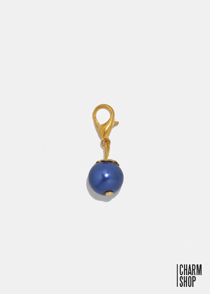 Gold Tone Navy Pearl Dangle Charm  JEWELRY - Shop Miss A