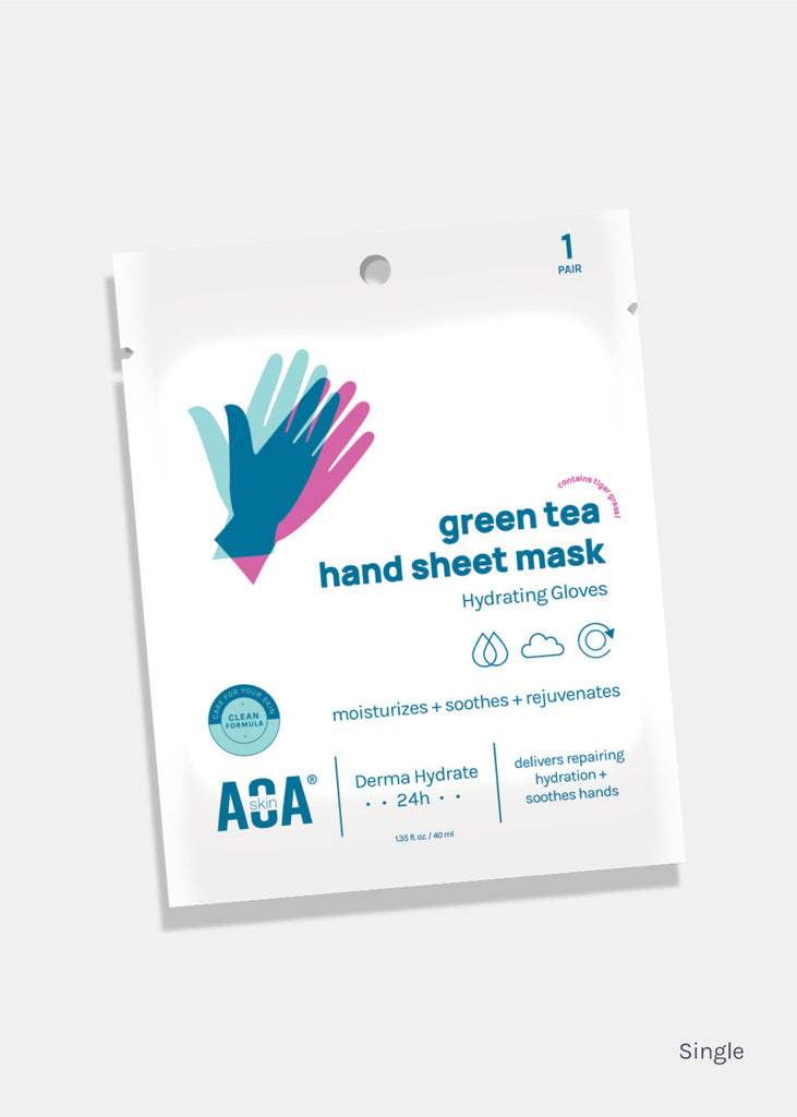 AOA Skin Green Tea Hand Sheet Mask Single Skincare - Shop Miss A