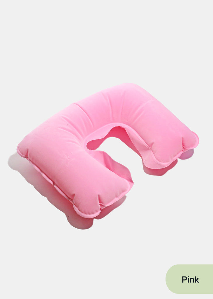 Official Key Items Inflatable Travel Pillow Pink ACCESSORIES - Shop Miss A