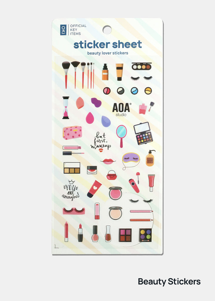 Official Key Items Sticker Sheet Beauty Stickers LIFE - Shop Miss A