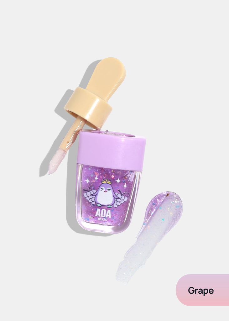 AOA x Miss A Friends Glitter Lip Gloss Grape COSMETICS - Shop Miss A