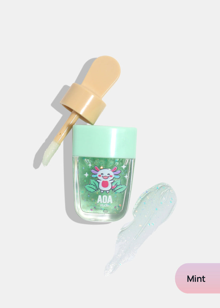 AOA x Miss A Friends Glitter Lip Gloss Mint COSMETICS - Shop Miss A
