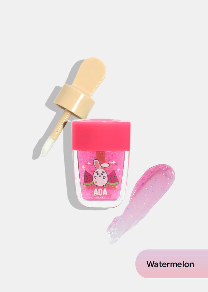 AOA x Miss A Friends Glitter Lip Gloss Watermelon COSMETICS - Shop Miss A