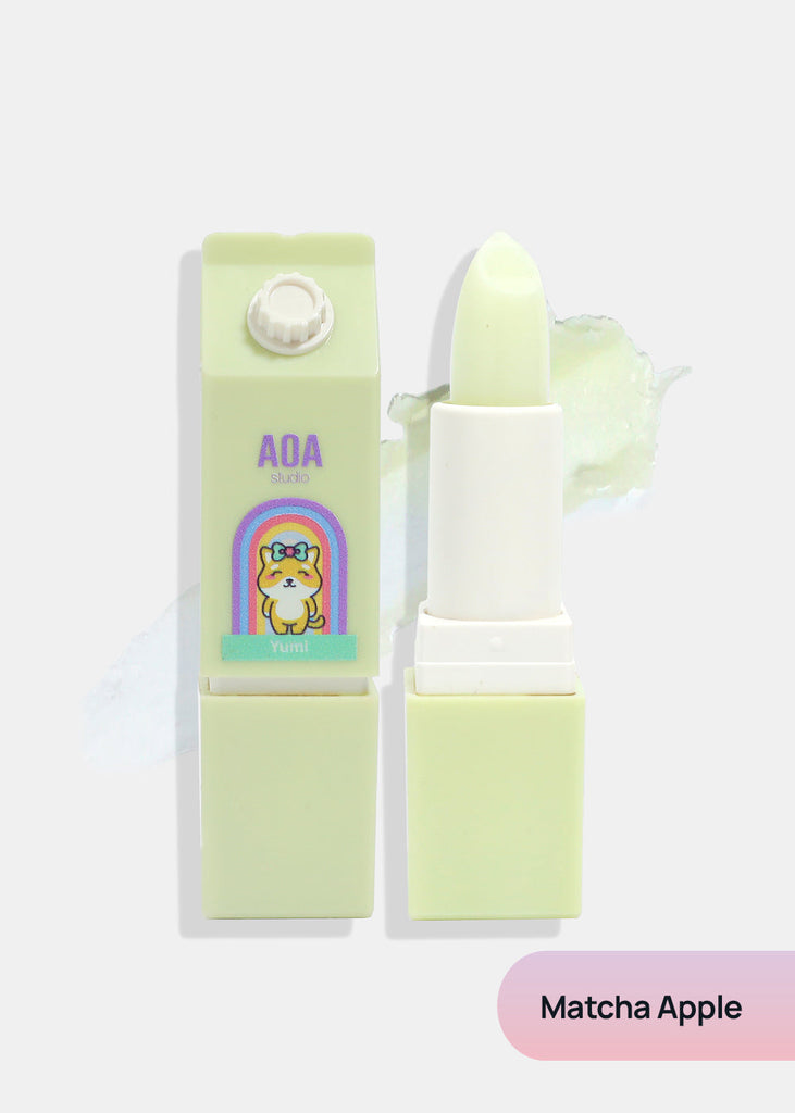 AOA x Miss A Friends Sweet Milk Lip Balm Matcha Apple COSMETICS - Shop Miss A