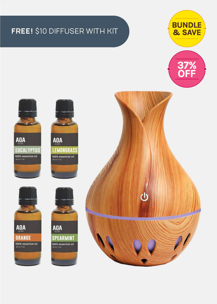 AOA Essential Oils + Diffuser Kit - Aroma  COSMETICS - Shop Miss A