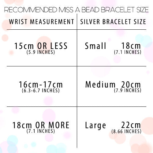 Miss A Bead Charm Foundation Bracelet - Large  CHARMS - Shop Miss A