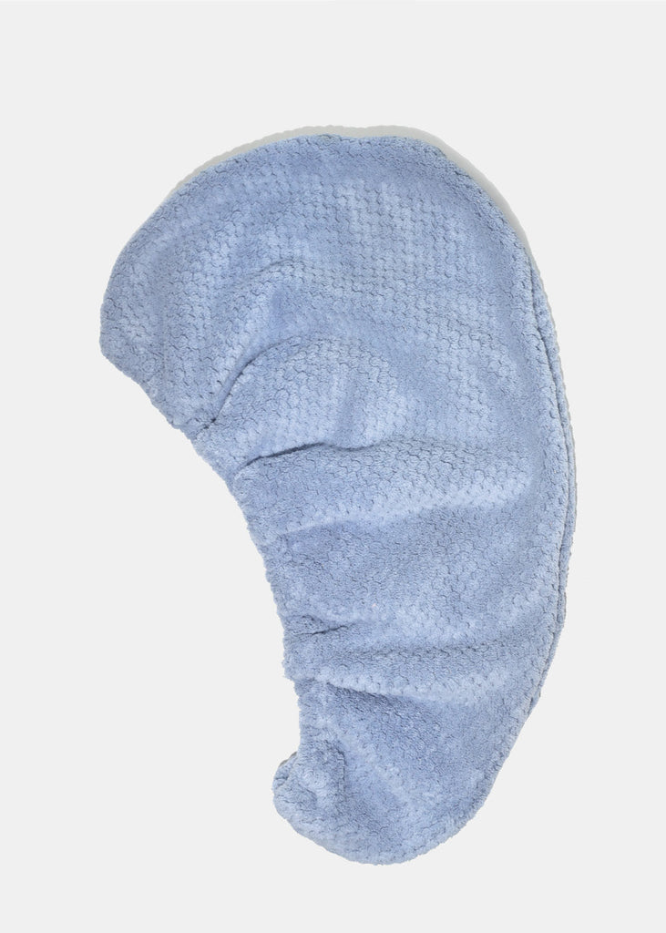A+ Microfiber Hair Turban Towel Blue ACCESSORIES - Shop Miss A