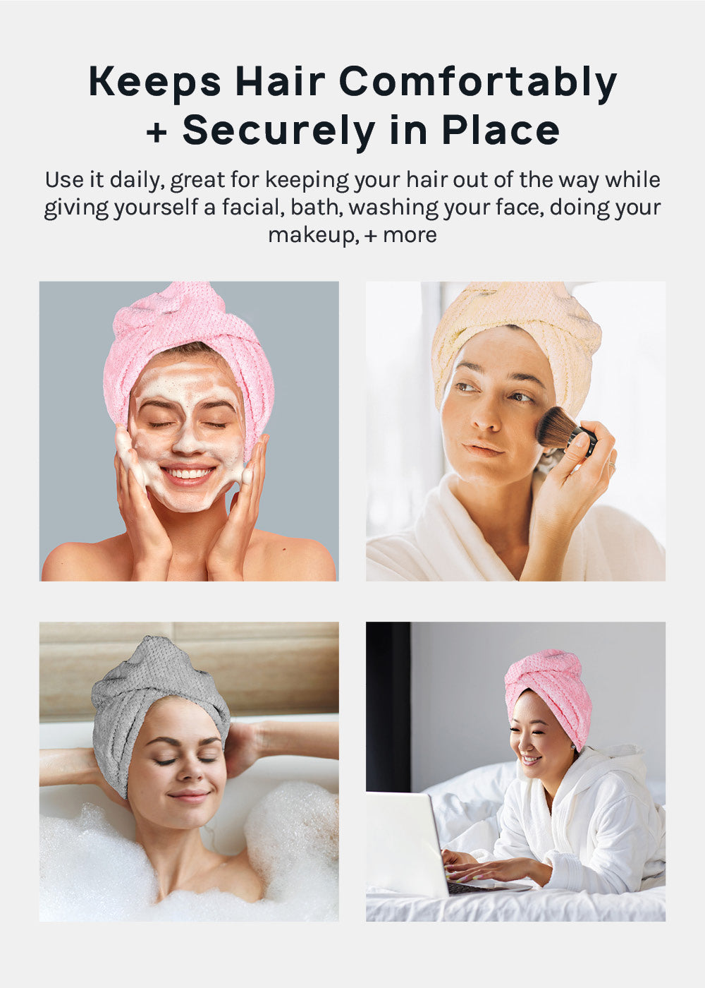 A+ Microfiber Hair Turban Towel – Shop Miss A
