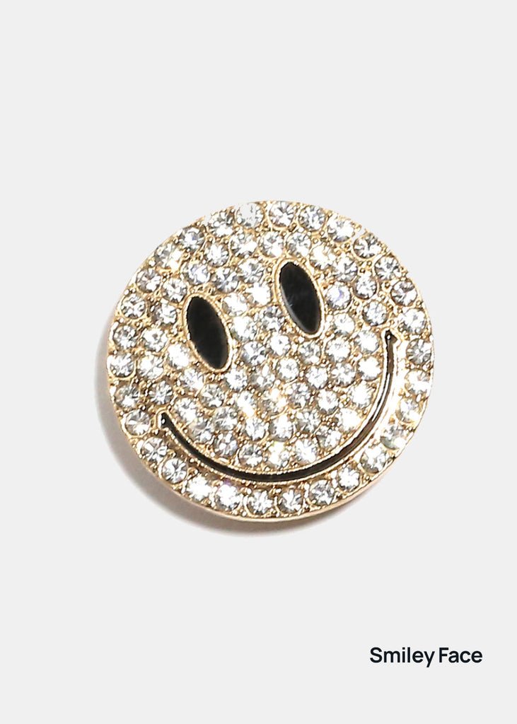 Miss A Luxe Shoe Charm - Miscellaneous Smiley Face ACCESSORIES - Shop Miss A