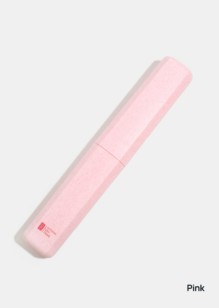 Official Key Items Biodegradable Toothbrush Case Pink LIFE - Shop Miss A