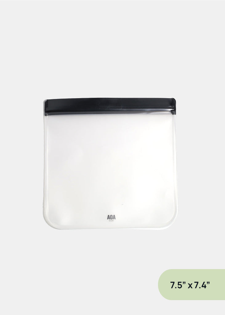 AOA Reusable Multi-Purpose Zip Bag 7.5" x 7.4" COSMETICS - Shop Miss A