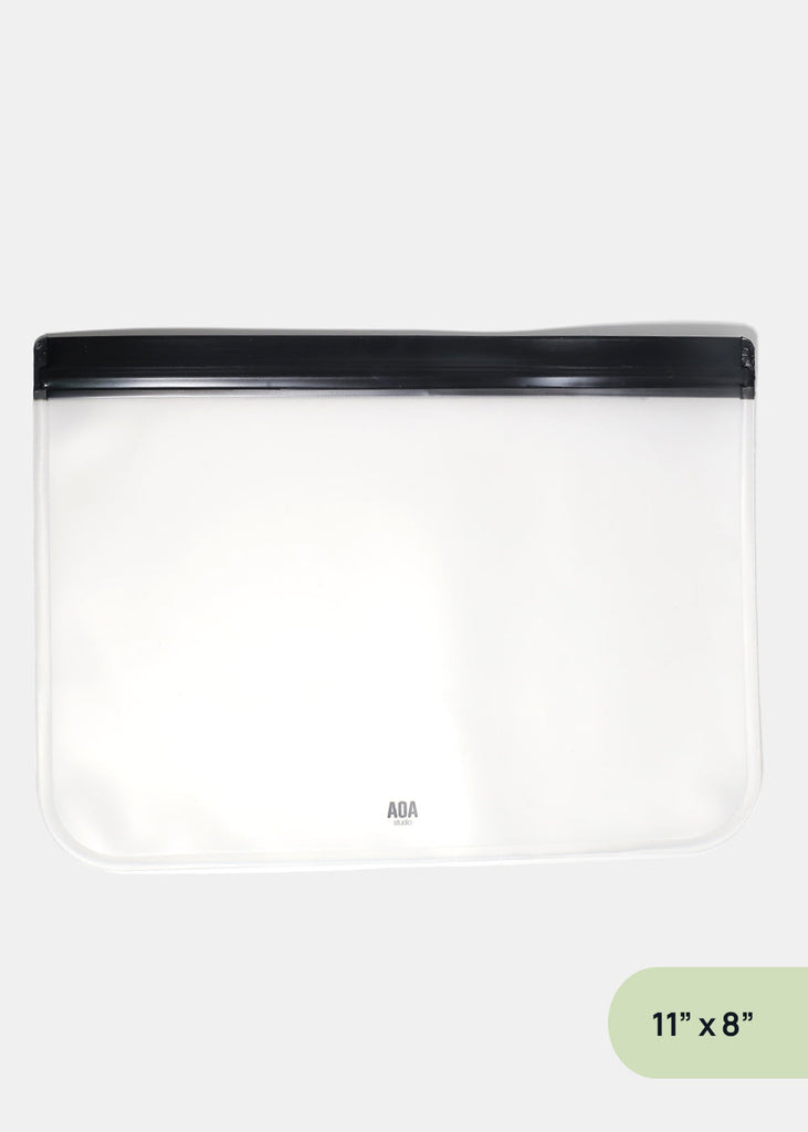AOA Reusable Multi-Purpose Zip Bag 11" x 8" COSMETICS - Shop Miss A