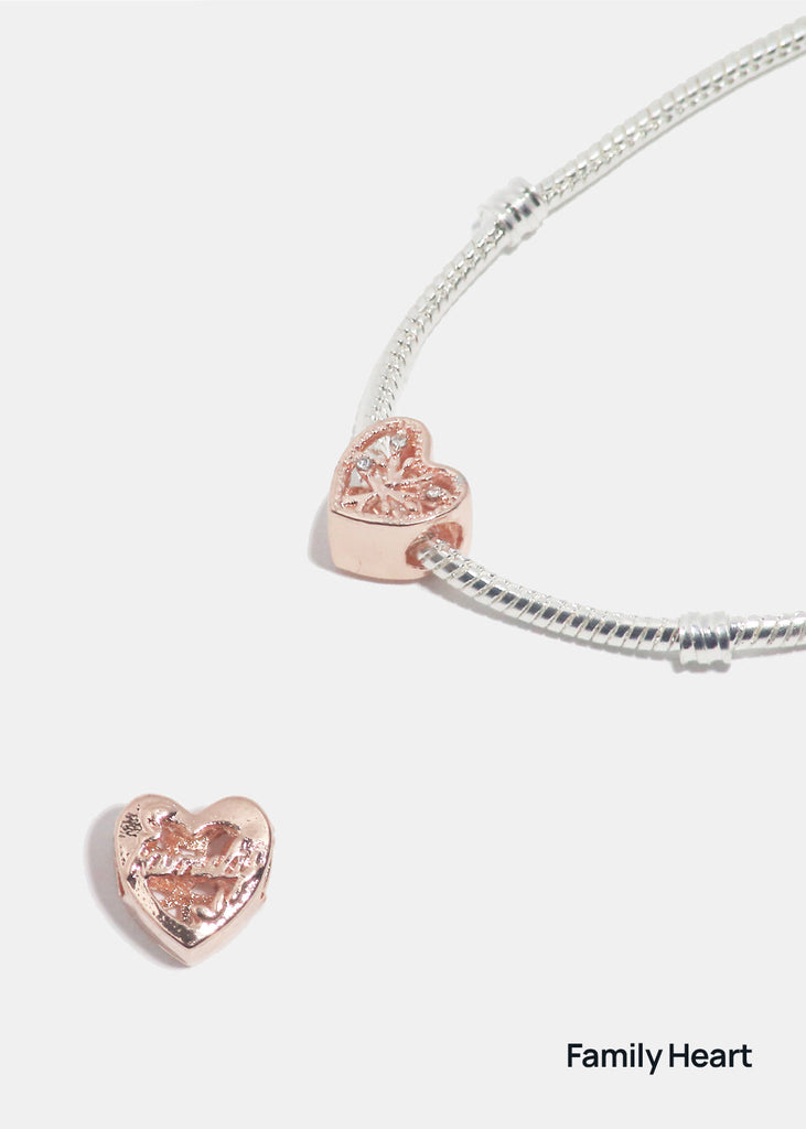 Miss A Bead Charm - Family 1 Family Heart CHARMS - Shop Miss A