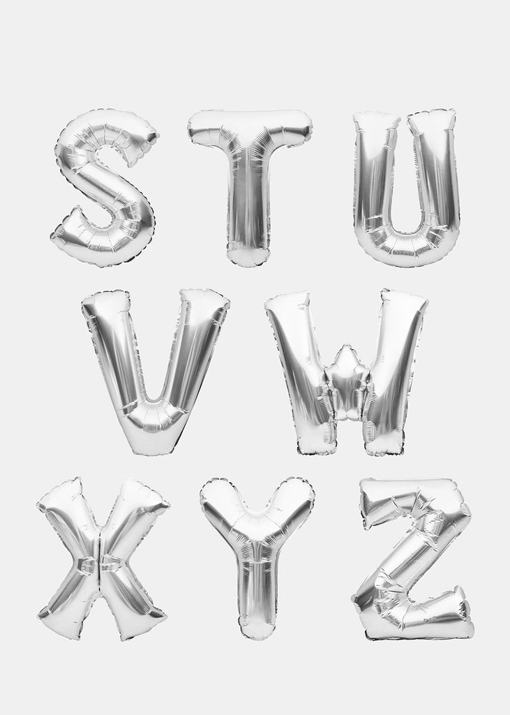 Official Key Items Party Balloons- Silver Letters  LIFE - Shop Miss A
