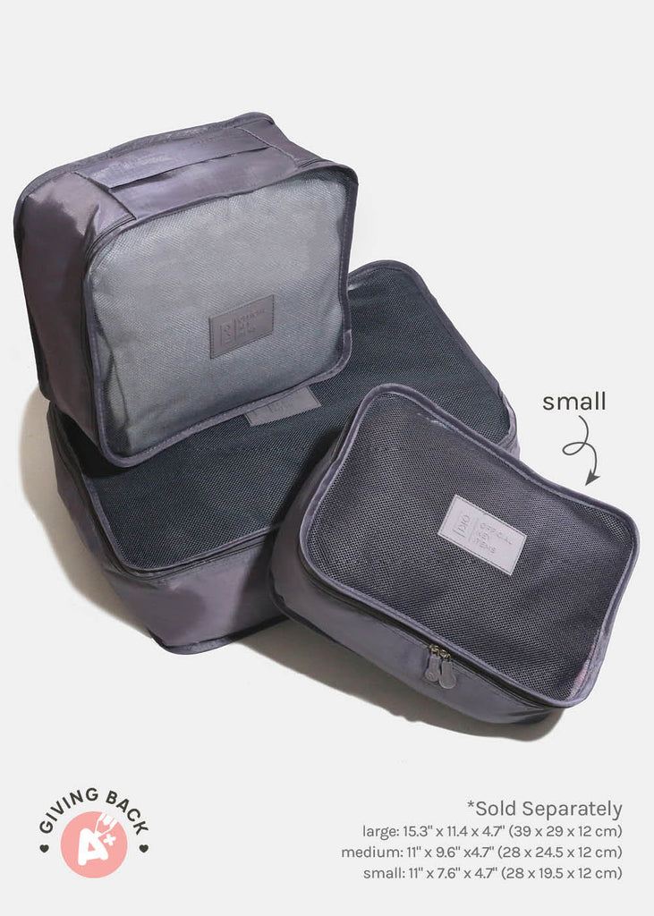 Official Key Items Travel Packing Cube- Small Grey LIFE - Shop Miss A