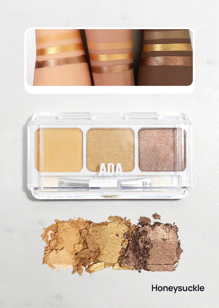 AOA Southern Charm 3 Color Eyeshadow Palettes Honeysuckle COSMETICS - Shop Miss A