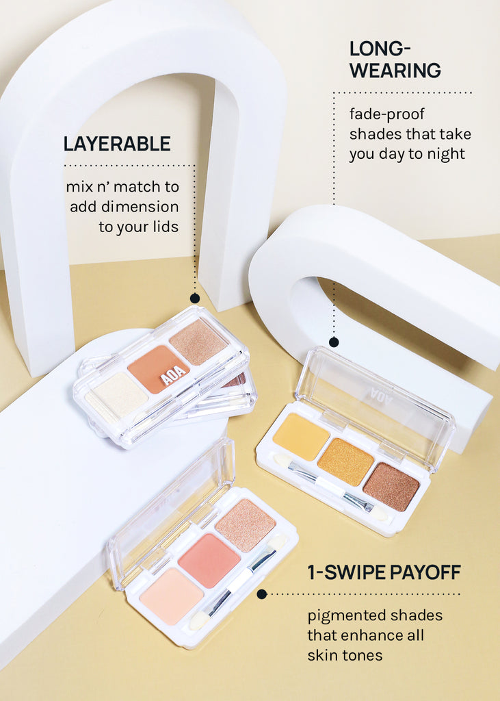 AOA Southern Charm 3 Color Eyeshadow Palettes  COSMETICS - Shop Miss A