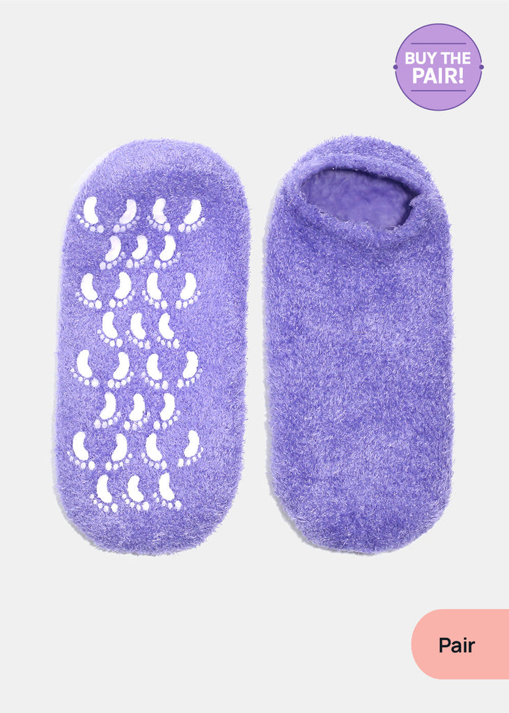 Gel Lined Moisturizing Spa Sock - Lavender 1 Pair Skincare - Shop Miss A