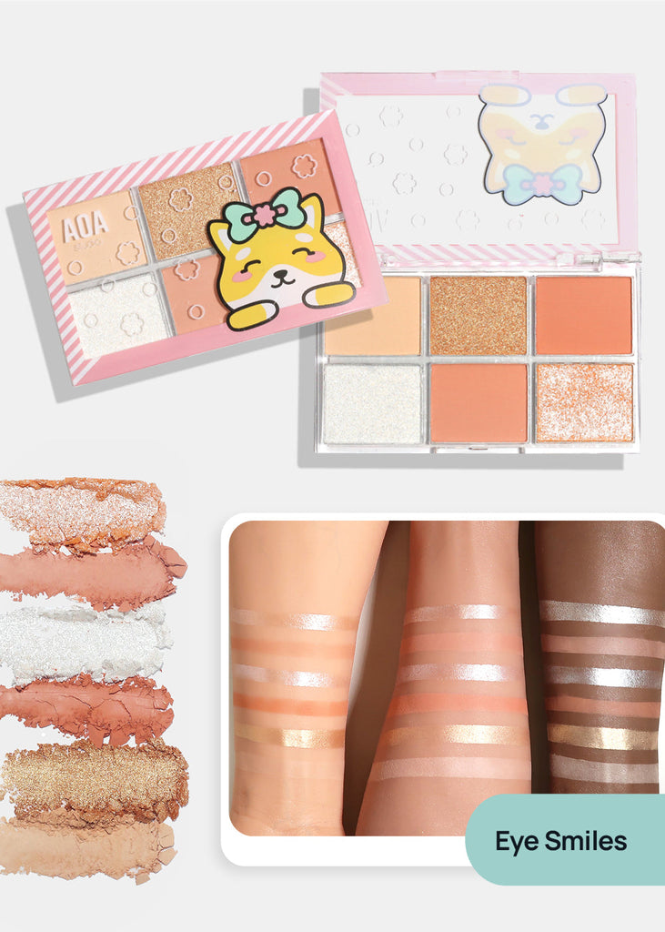 Yumi's Debut 6 Color Eyeshadow Palettes Eye Smiles COSMETICS - Shop Miss A