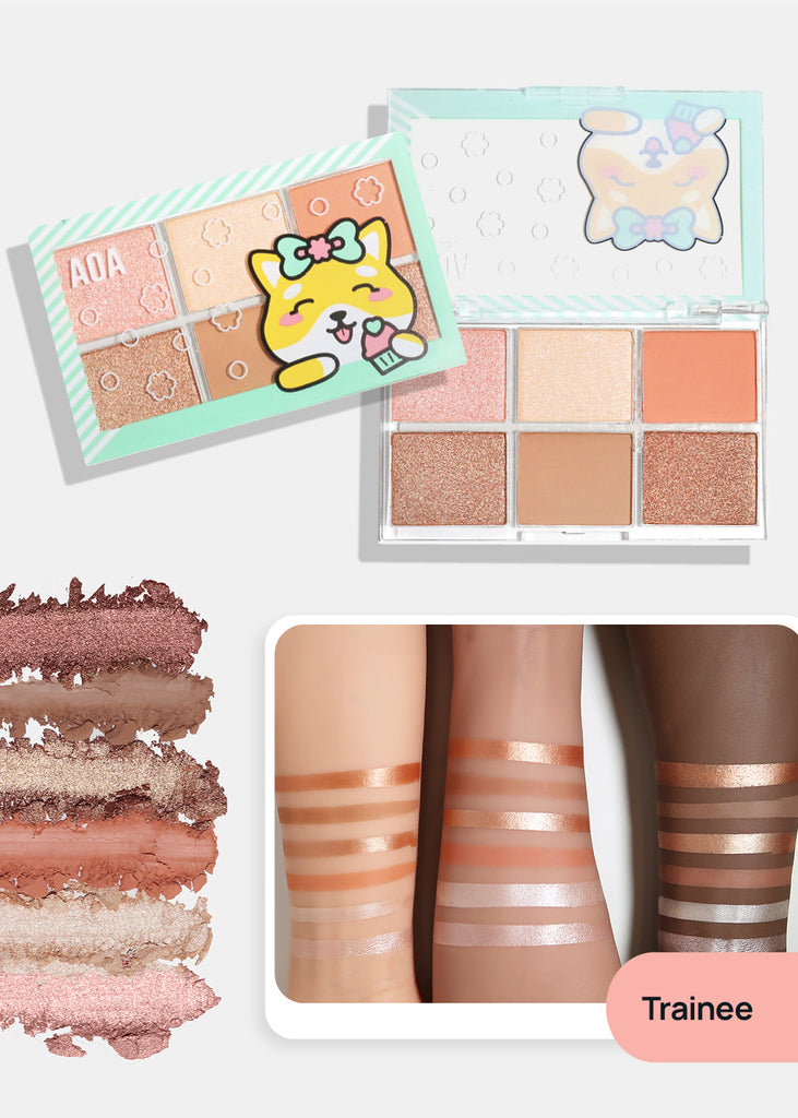 Yumi's Debut 6 Color Eyeshadow Palettes Trainee COSMETICS - Shop Miss A