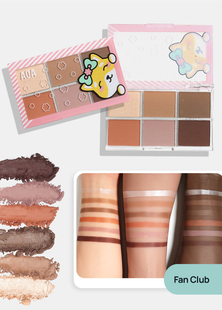 Yumi's Debut 6 Color Eyeshadow Palettes Fan Club COSMETICS - Shop Miss A
